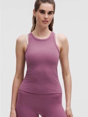LULULEMON Align Waist Length Racerback Tank | 4 | Mystic